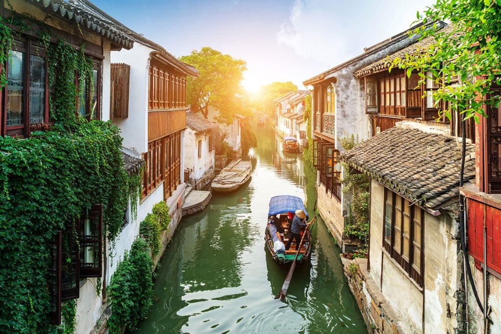 Zhouzhuang, China, famous water town in the Suzhou area