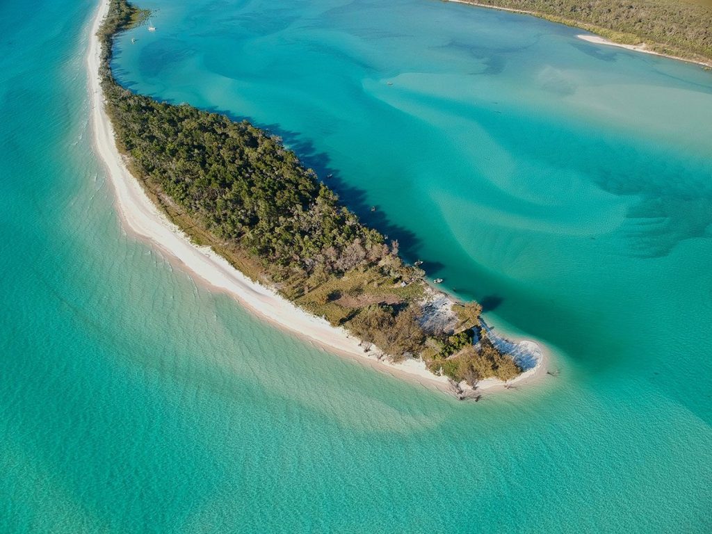 Scenic view of Fraser Island, Queensland, Australia.