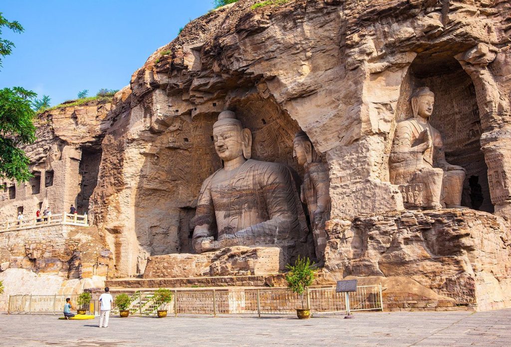 Yungang Grottoes, one of China's "Buddhist Caves Art Treasure Houses."