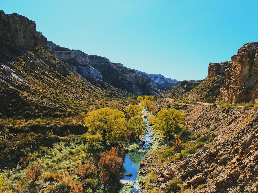 Atuel Canyon in San Rafael, Mendoza Province, Argentina