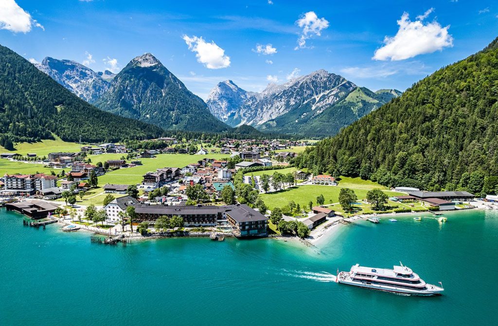 Beautiful landscape of Achensee lake in Austria