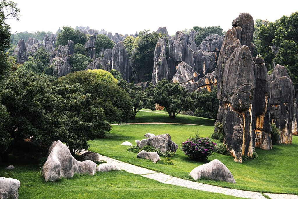 The Stone Forest in Shilin, Kunming, Yunnan, China
