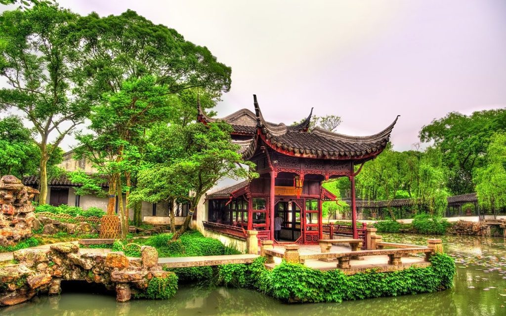 Humble Administrator's Garden, the largest garden in Suzhou, China.