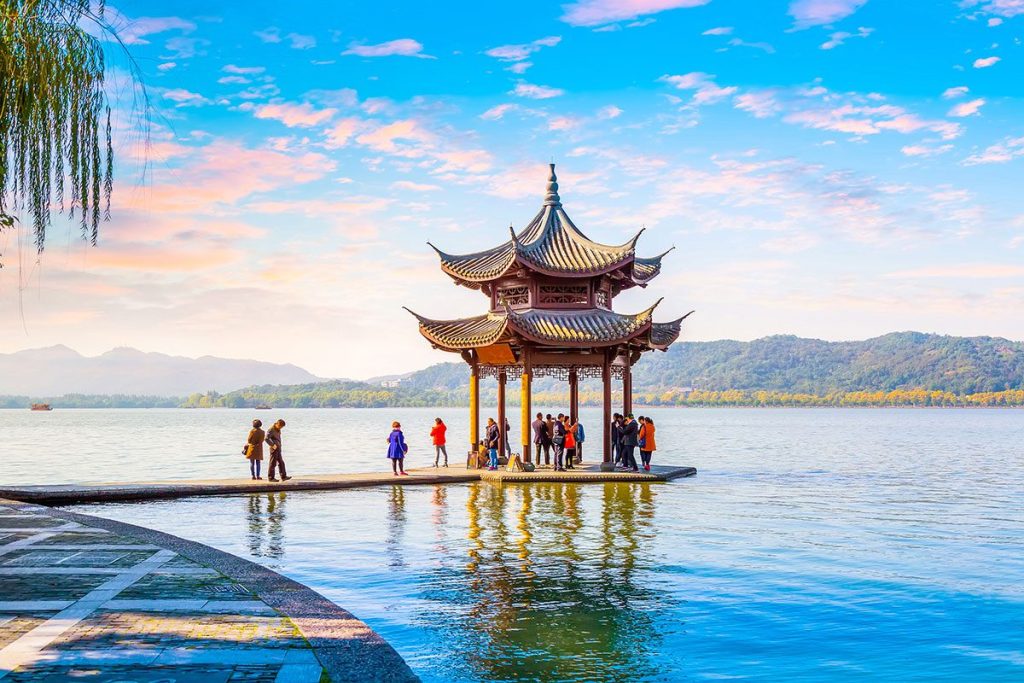 Beautiful scenery of Hangzhou West Lake