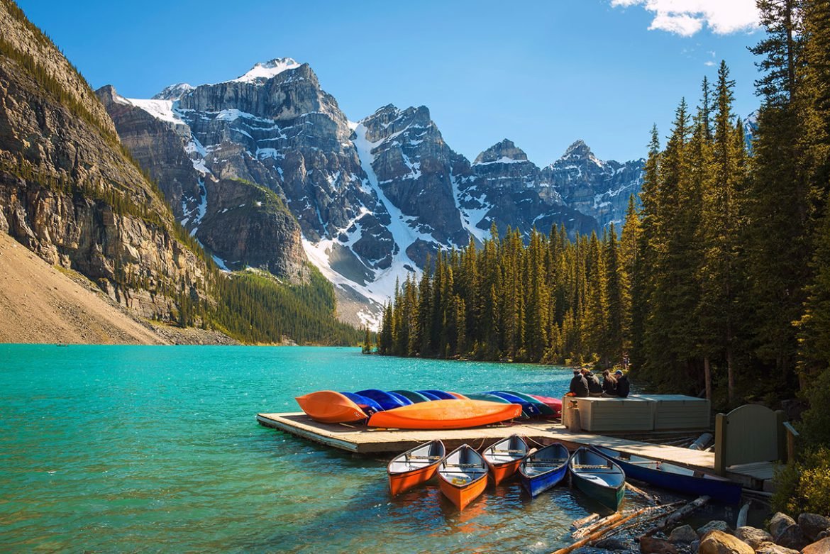 Moraine Lake in Banff National Park