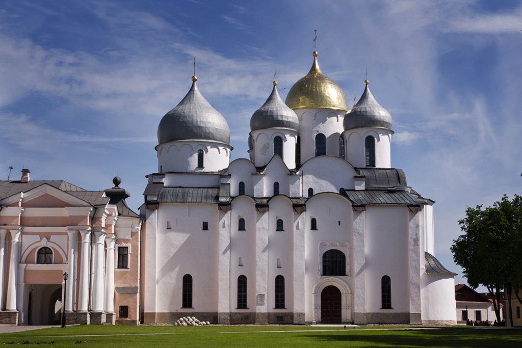 St. Sophia Cathedral at Kremlin Detinets in Veliky Novgorod