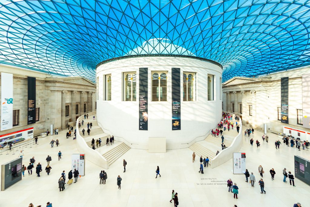 The Great Court of The British Museum in London, England