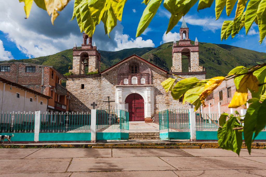 Church of the city of Huanta in Ayacucho, Peru