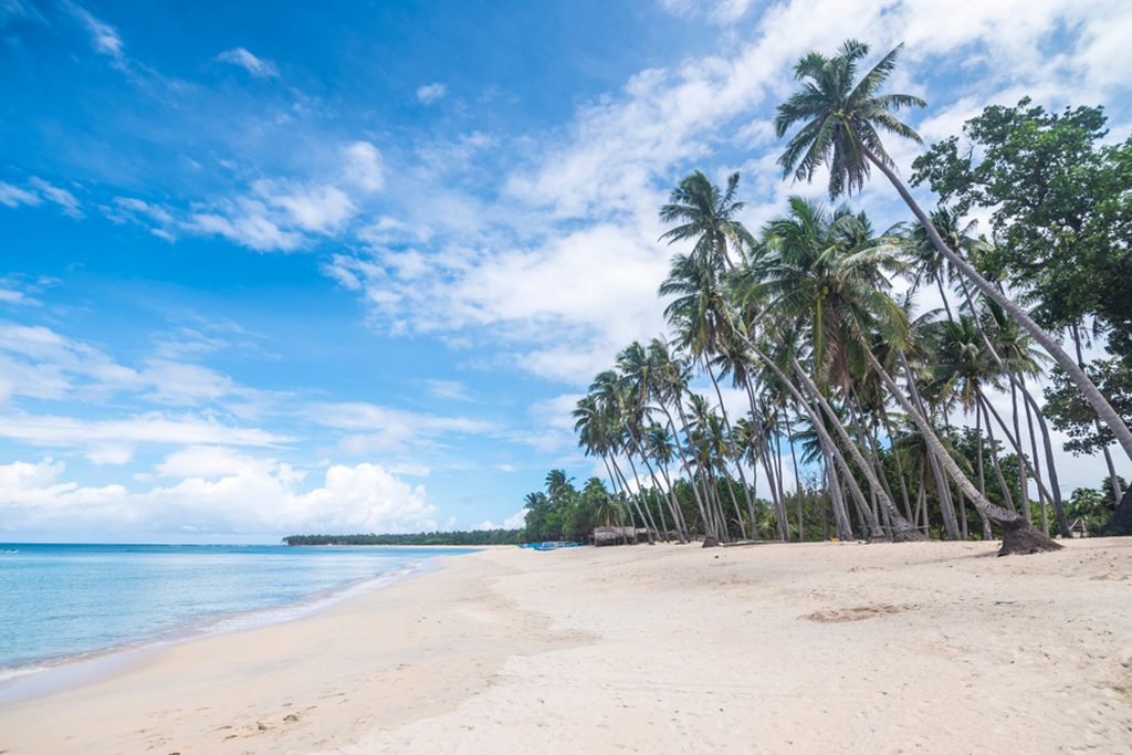 A scenic view of Saud Beach in Pagudpud, Ilocos Norte, Philippines