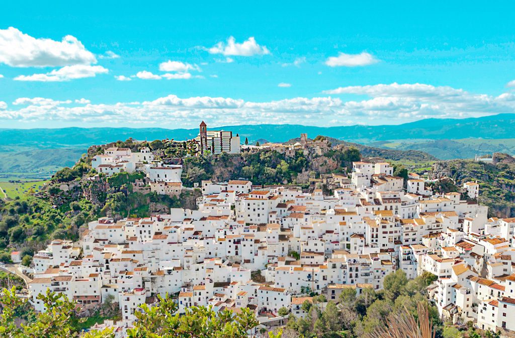 Casares village in Andalusia, Spain