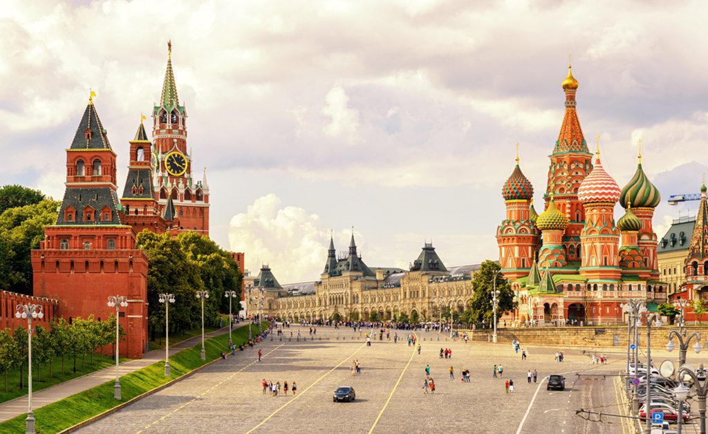 Kremlin and Saint Basil’s Cathedral in Moscow