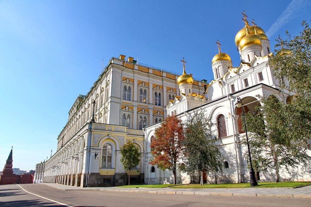 Kremlin Armory Museum in Moscow, Russia.