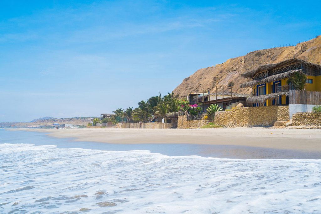 View of the Beach of Punta Sal in Mancora, Peru