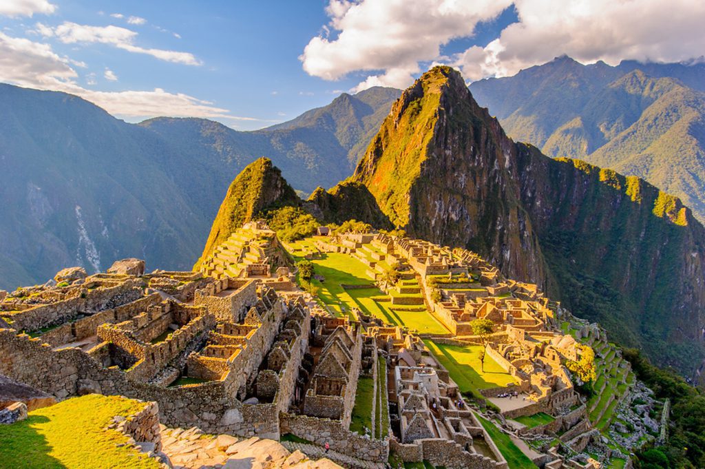 Machu Picchu, a UNESCO World Heritage Site in Peru, South America