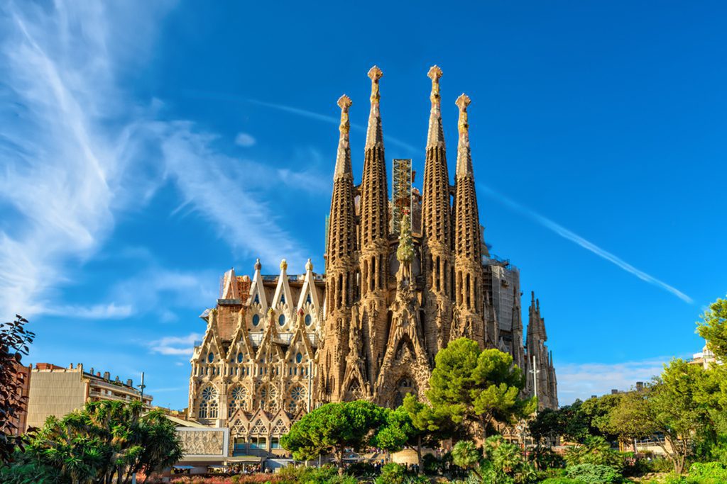 Cathedral of La Sagrada Familia in Barcelona