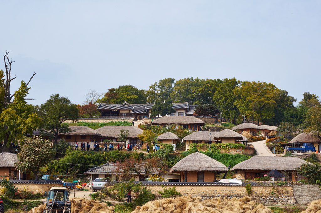 Gyeongju Yangdong Folk Village in South Korea