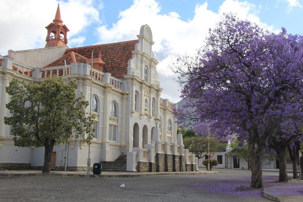 Historic town hall of Graaff-Reinet, South Africa