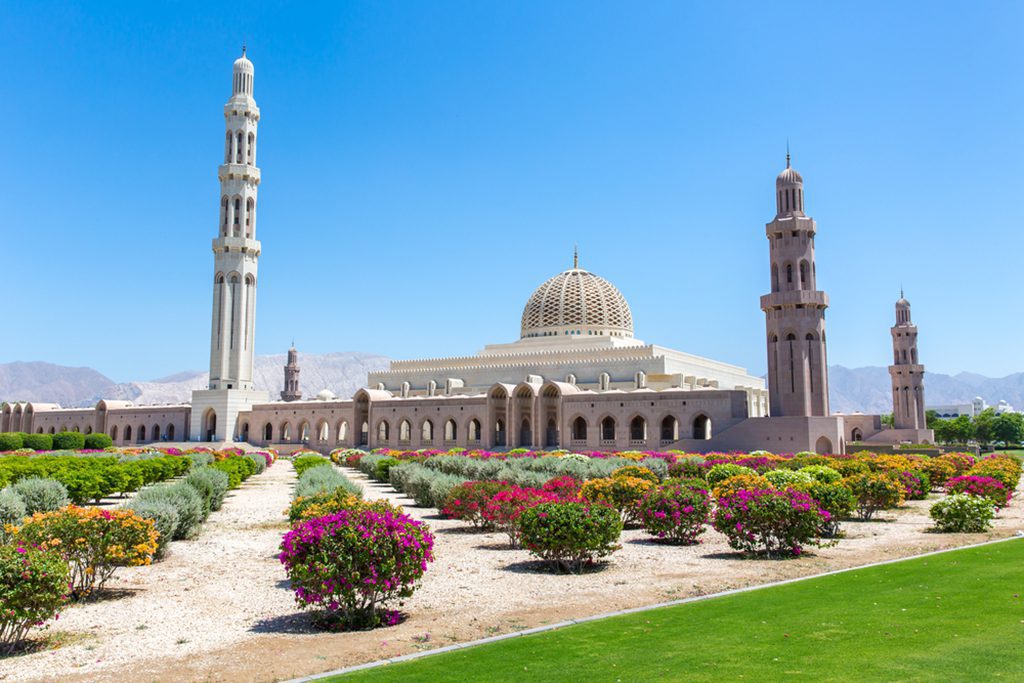 Sultan Qaboos Grand Mosque in Oman