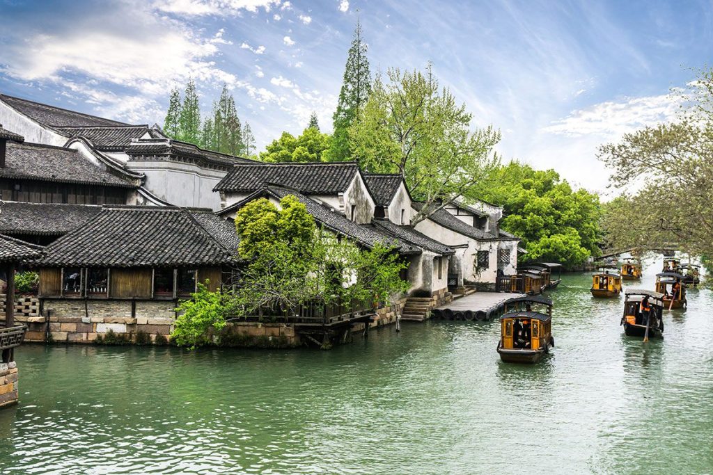 Ancient town of Wuzhen, a famous historical and cultural town in China