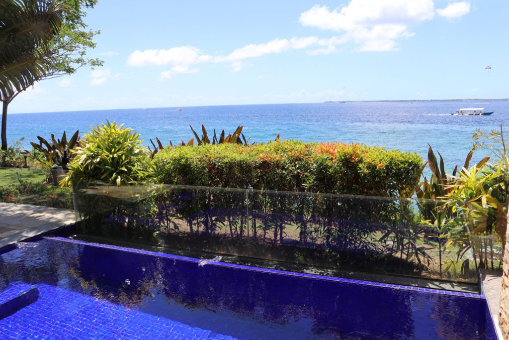 Swimming pool villa at Crimson Resort and Spa Mactan, Cebu, Philippines
