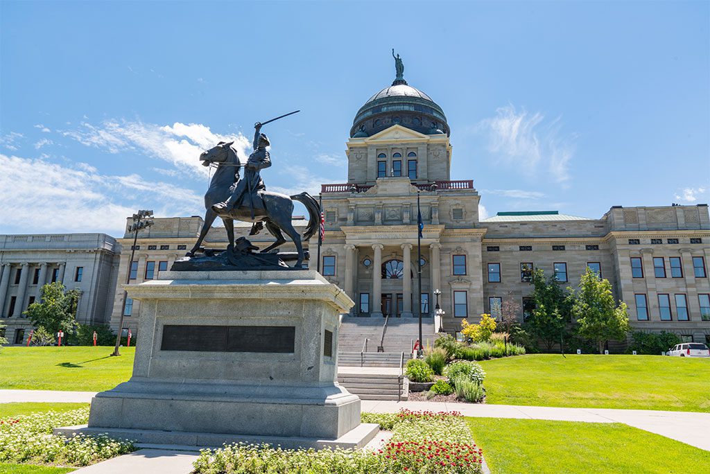 Thomas Francis Meagher Statue at the Montana State Capital Building