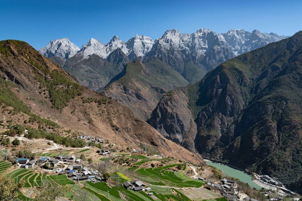 Tiger Leaping Gorge in Yunnan, China.