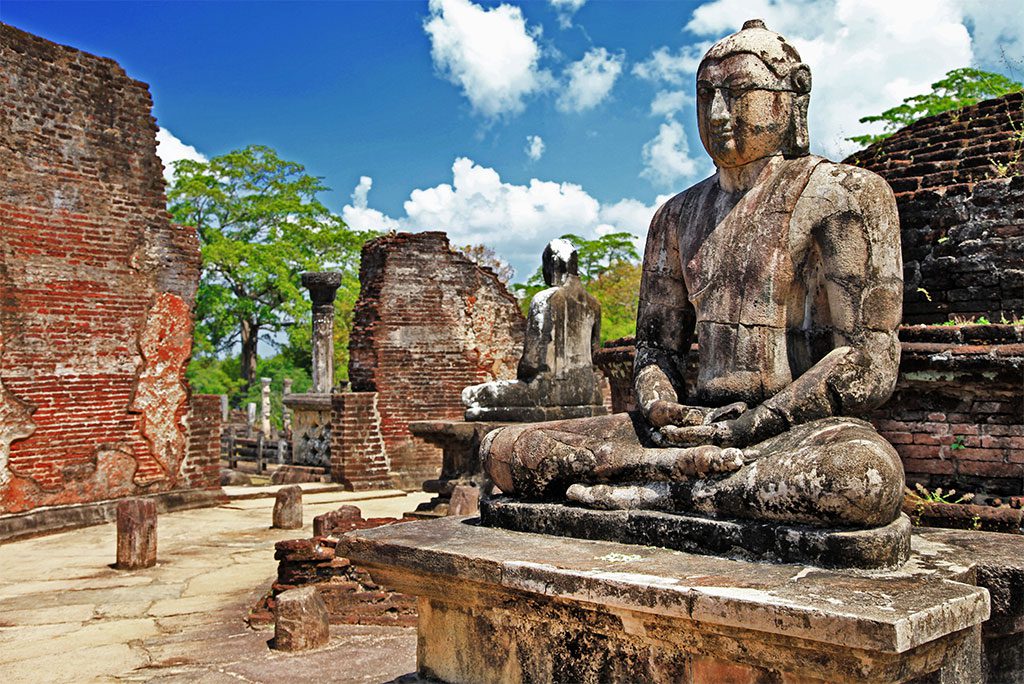 Buddha statue in Polonnaruwa Temple, Sri Lanka