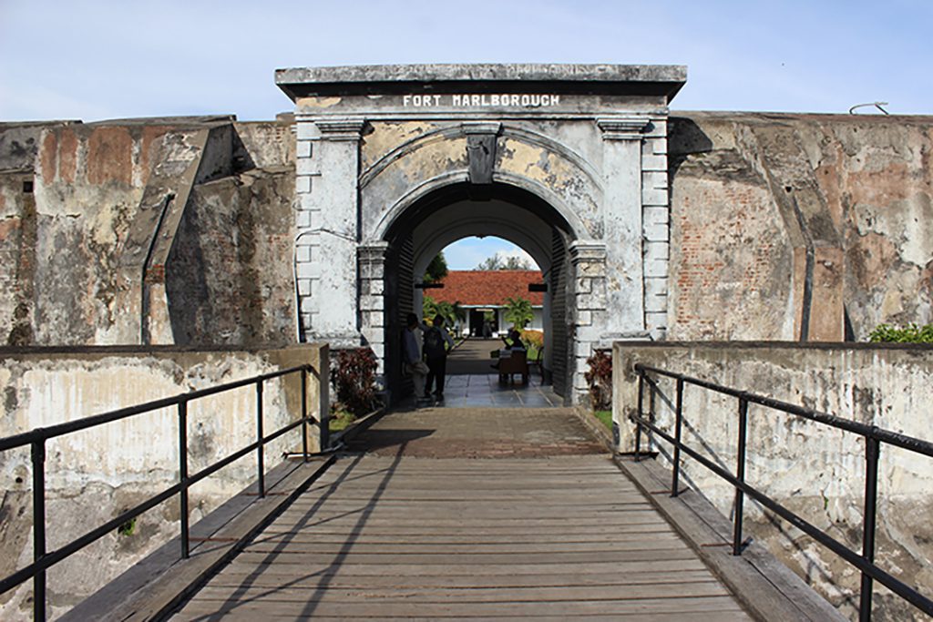 Fort Marlborough in Bengkulu city, Indonesia
