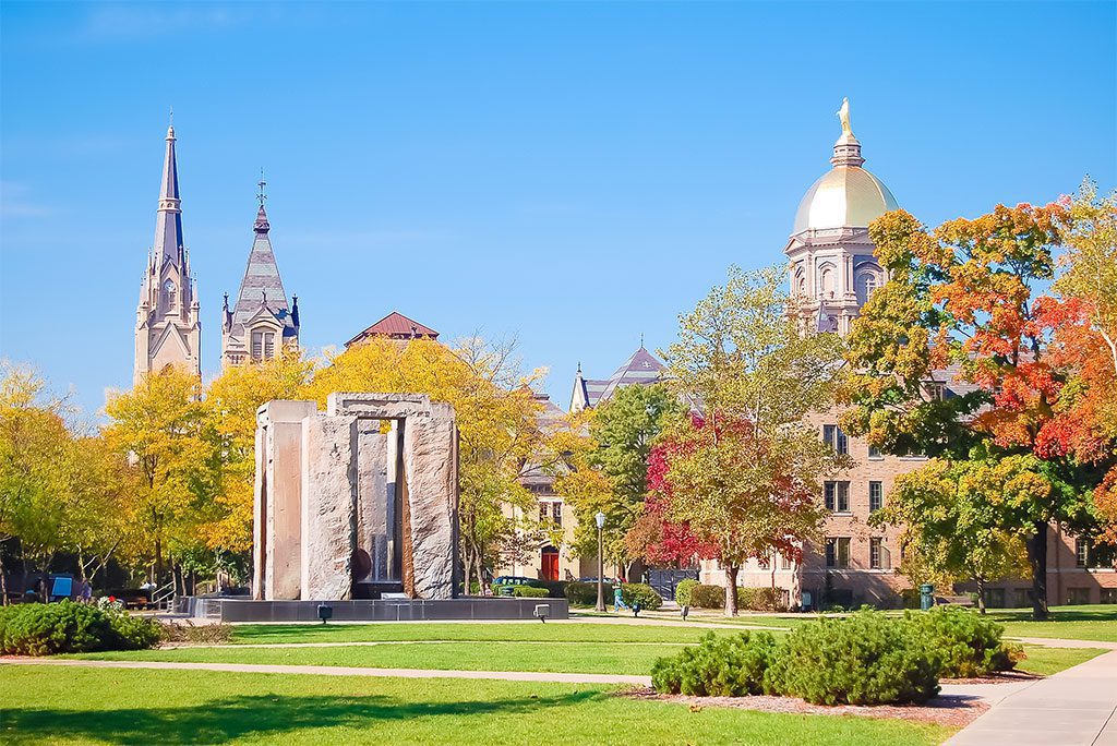 University of Notre Dame Central Campus