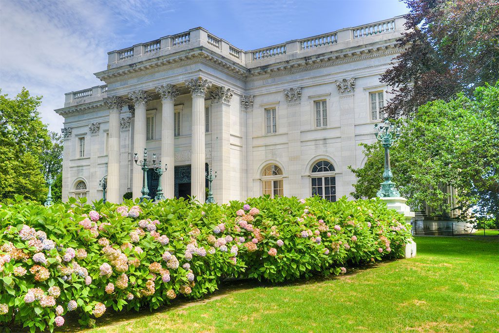 The Marble House in Newport, Rhode Island.