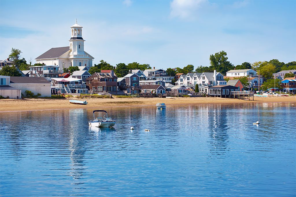 Provincetown beach in Cape Cod, Massachusetts