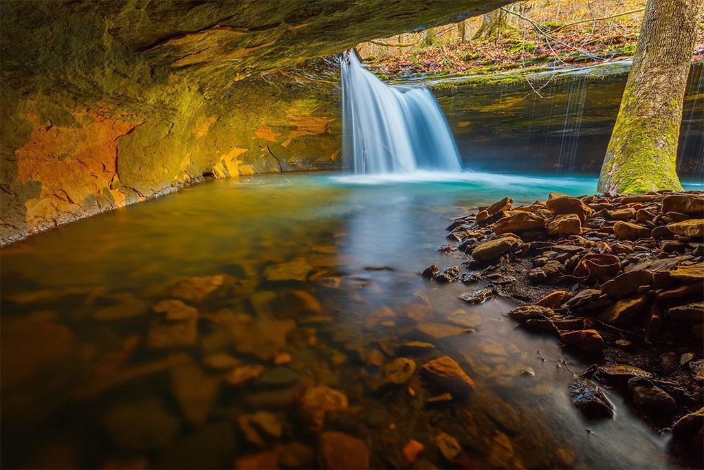 Waterfall in Ozark National Forest