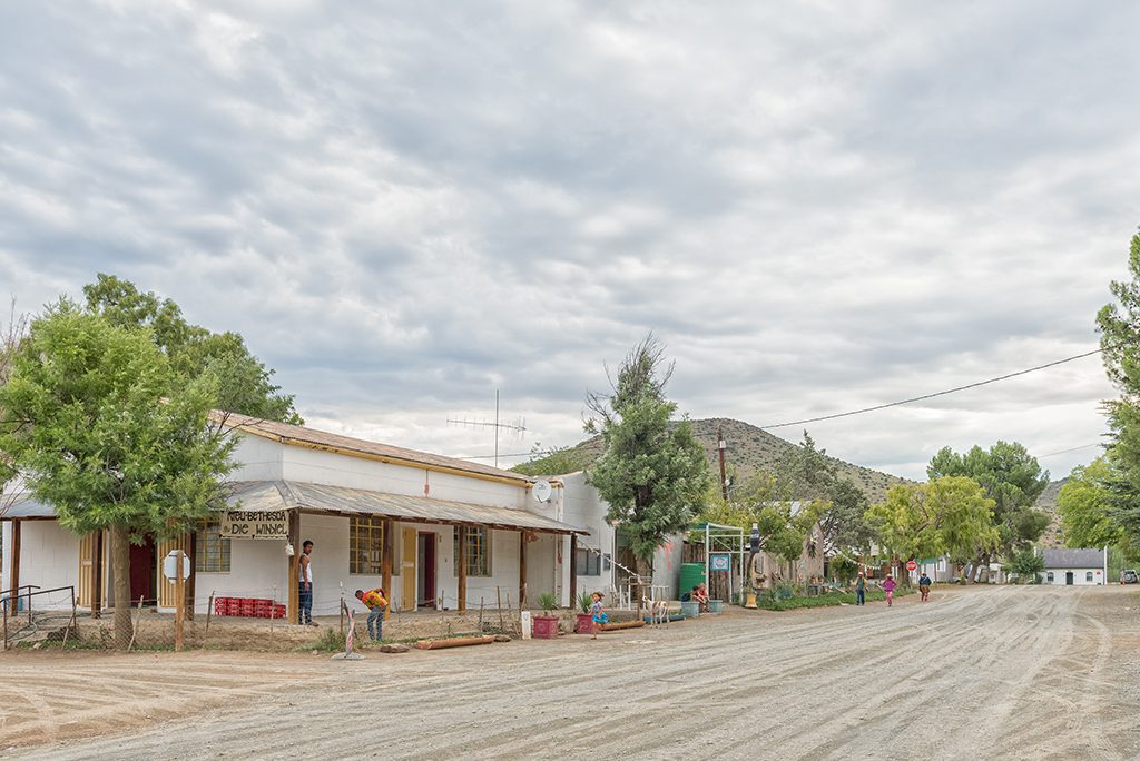 Street view of Nieu-Bethesda, South Africa