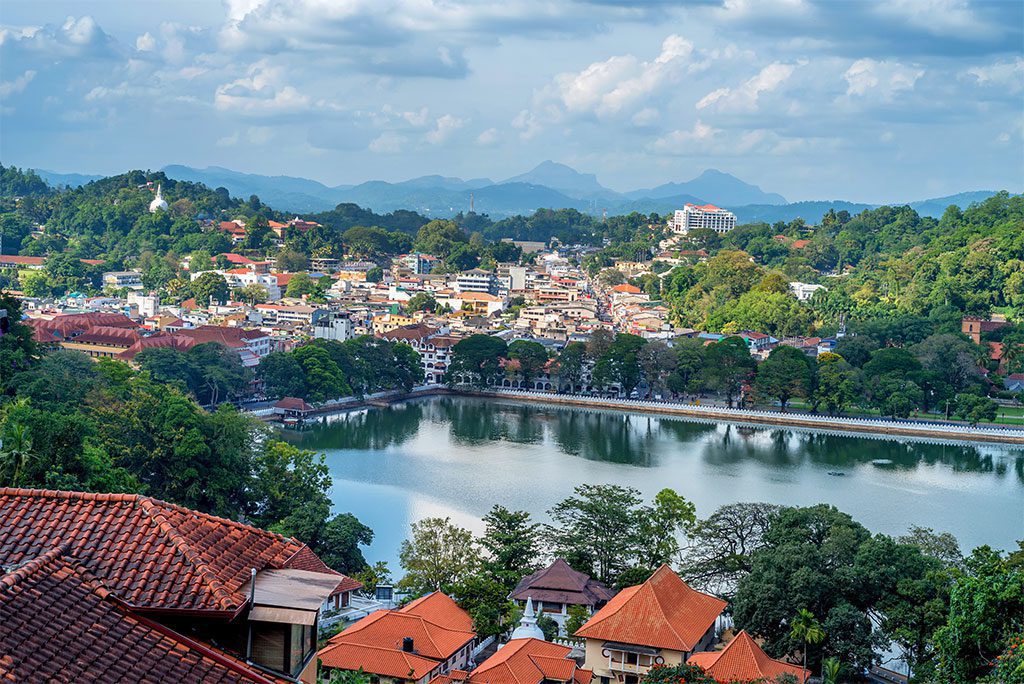 Beautiful view of Kandy, Sri Lanka