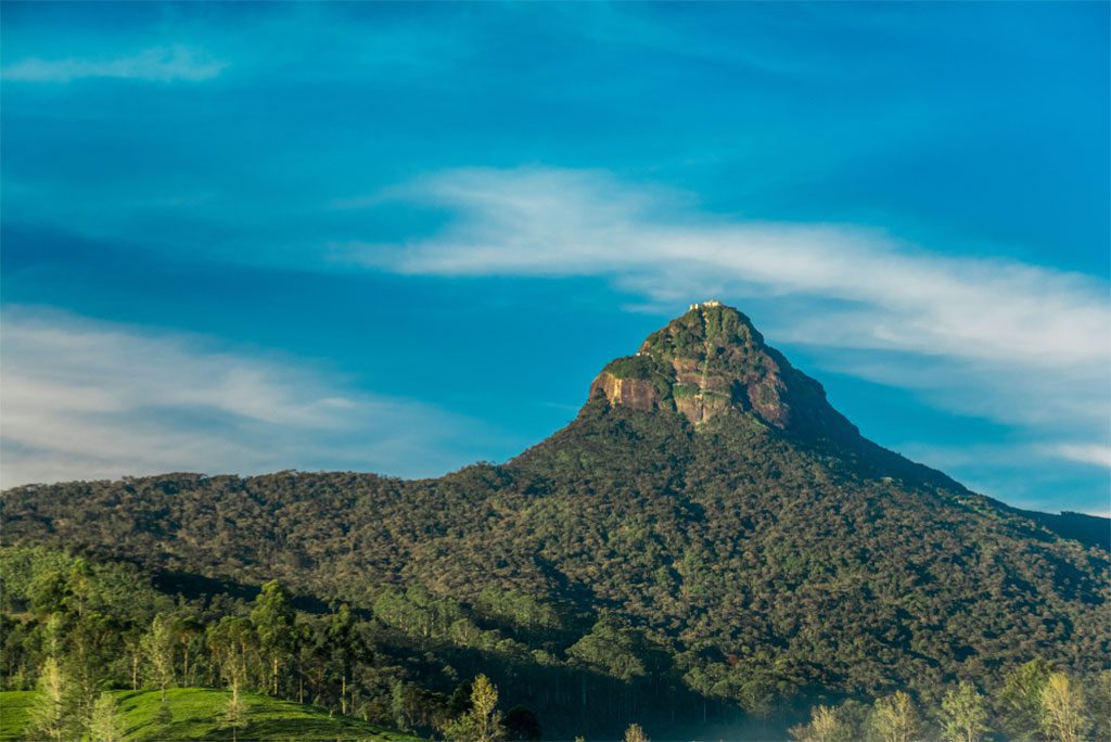 Sri Pada Mountain (Adam's Peak) in Sri Lanka