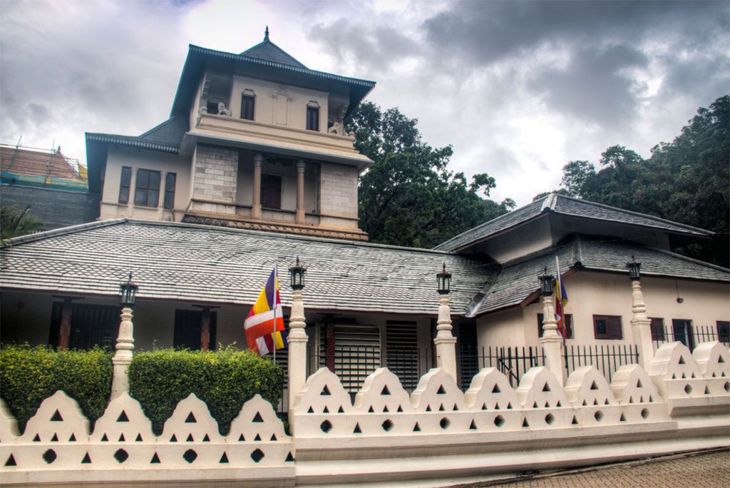 Royal Palace complex in Kandy, Sri Lanka