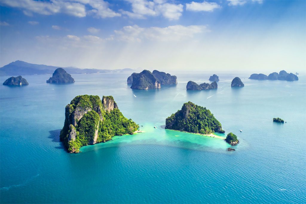Islands of Koh Yao Noi in Thailand