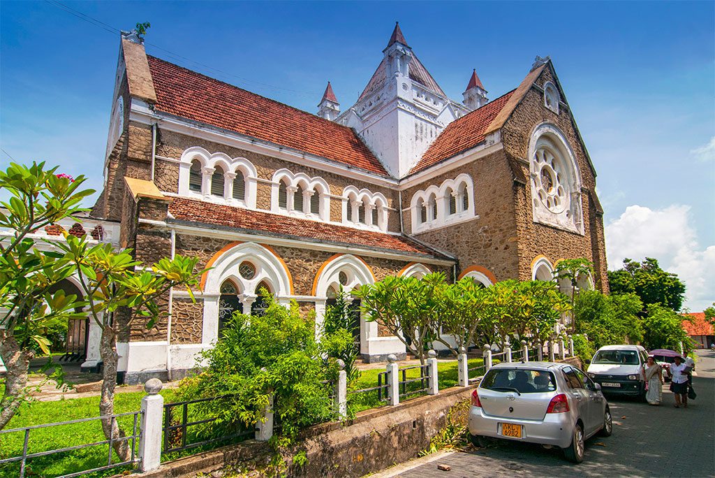 All Saints Anglican Church in Galle, Sri Lanka