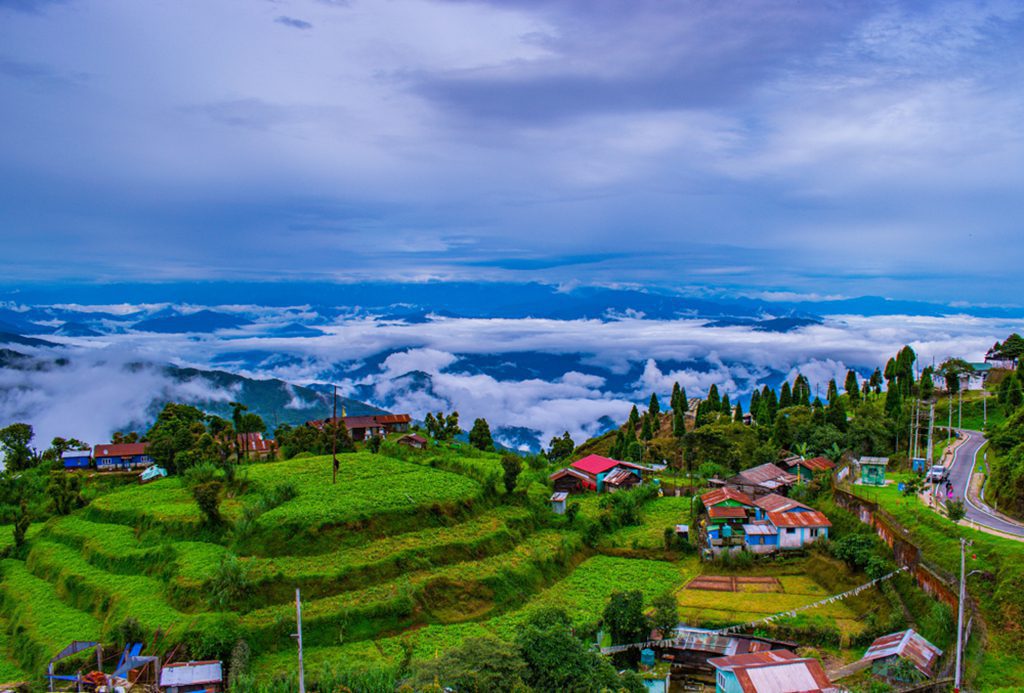 Scenic Village in Darjeeling District