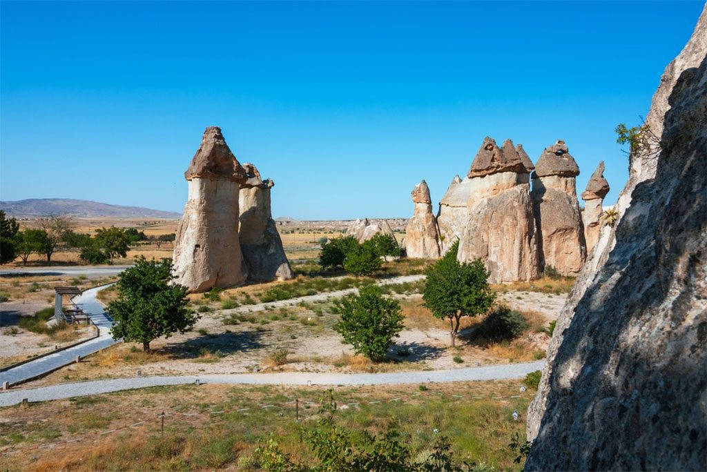 Fairy chimneys in Pasabagi Cappadocia