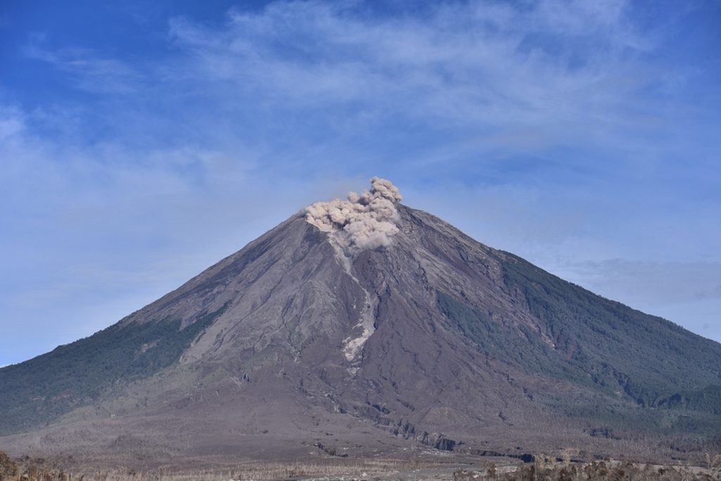 Mount Semeru Eruption in East Java