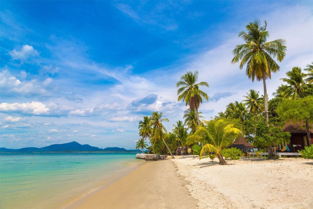 Tropical beach at Koh Mook island in Thailand