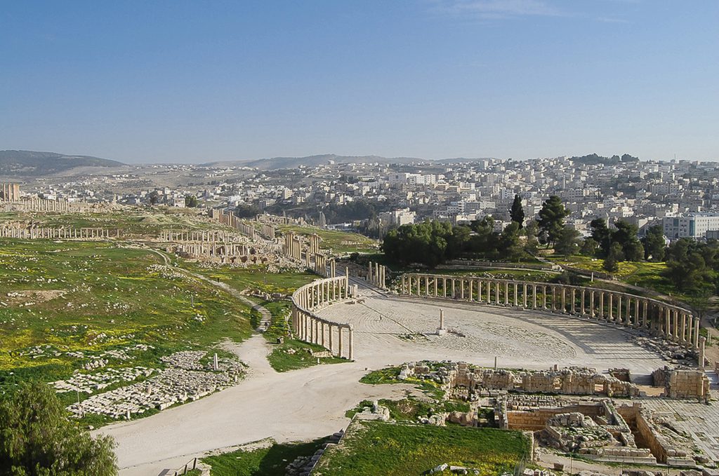 Jerash Ruins in Amman, Jordan
