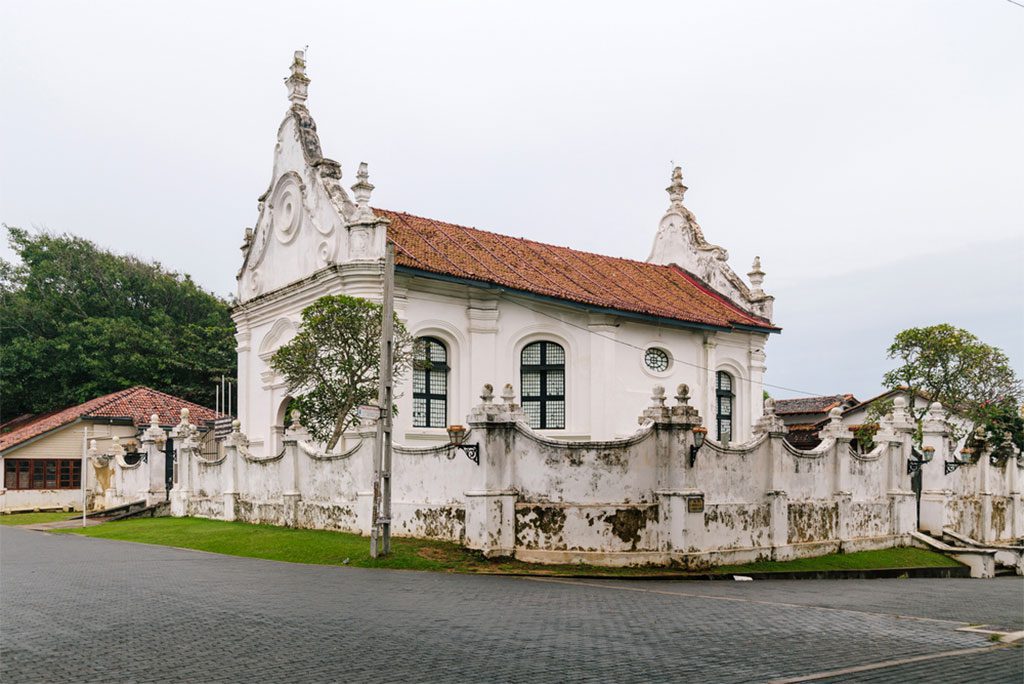 The Dutch Reformed Church in Galle Fort, Sri Lanka.