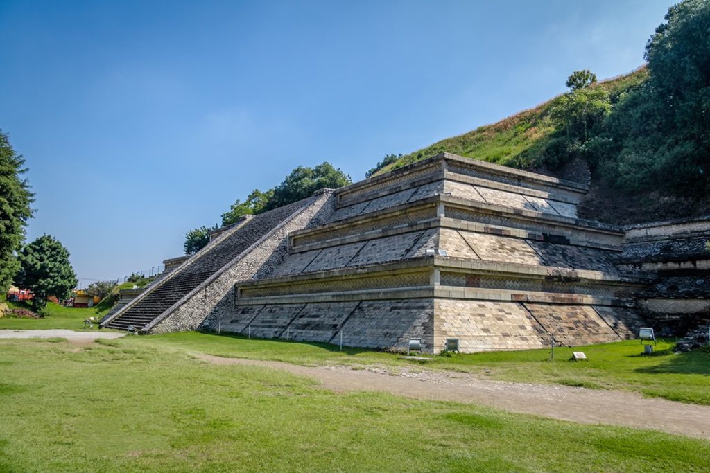 Cholula Pyramid, an ancient pyramid in Mexico.