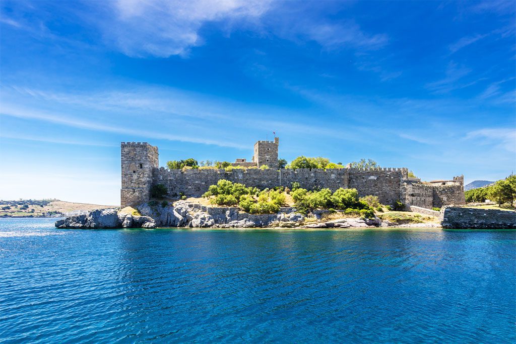 Bodrum castle view from sea