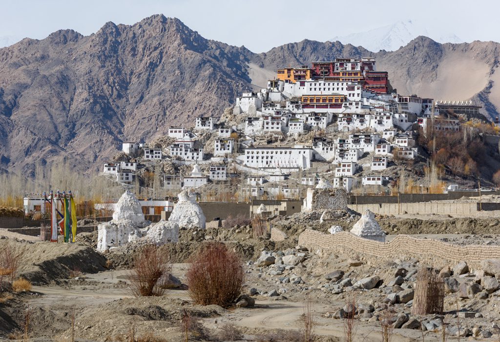 Thikse Monastery in Leh, Ladakh
