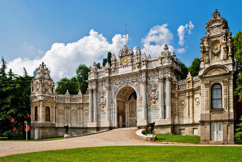 This is the text that appears when the image cannot be displayed or is being accessed by a screen reader. It is also used by search engines to understand what the image is about. For your image, you can use something like: "Dolmabahce Palace in Istanbul, Turkey" as the alternative text.