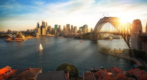 Places to Visit Around Sydney - Panorama of Sydney Harbour Bridge and Cityscape