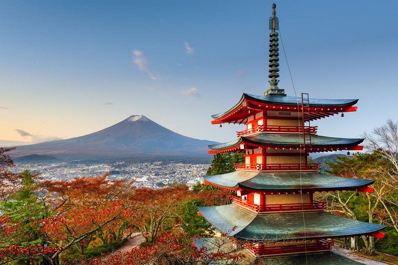 Asia Travel November - Mt. Fuji in Autumn